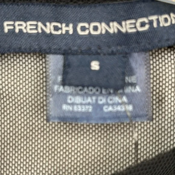 FRENCH CONNECTION NWT Sheer Long sleeve top Size S - Picture 4 of 6